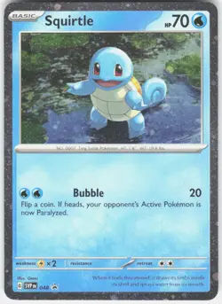 Squirtle (Cosmos Holo) 048 Promo Scarlet & Violet Promo Pokemon Near Mint - Image 1