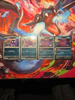 Gastly 048, Haunter 049, Gengar 050 (holo) Perfect Order Evolution Set - NEW!! - Image 1