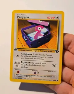 Pokemon Team Rocket 1st Edition Porygon LP - Image 4