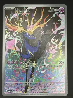 XERNEAS 091/086 HOLO ILLUSTRATION RARE CHAOS RISING POKEMON NM/M - Image 1