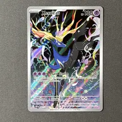 Pokemon TCG Mega Evolution Chaos Rising Xerneas Illustration Rare IR 091/086 - Image 1