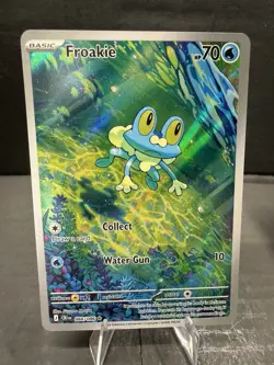 Froakie 088/086 Me04: Chaos Rising Holo Illustration Rare Pokemon Near Mint - Image 1