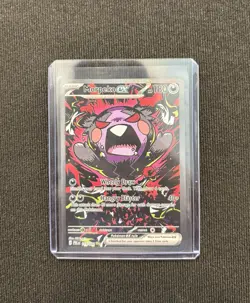 Morpeko Ex 117/084 Pitch Black Ultra Rare Holo English Pokemon Card - Image 1