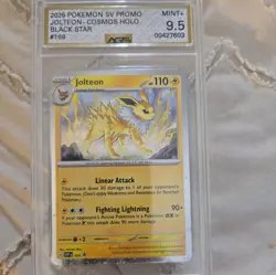 AGS 9.5 -JOLTEON #169 COSMOS HOLO 2025 POKEMON BLACK STAR PROMO PRISMATIC SVP EN - Image 1