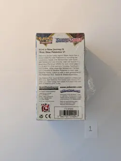Pokemon TCG Sword And Shield Base Set Half Booster Box (18x Boosters) New/Sealed - Image 3