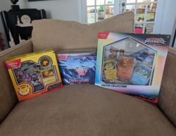 Pokemon Chaos Rising ETB + Pokemon Day 2026 + Prismatic Evo Poster Collection - Image 1