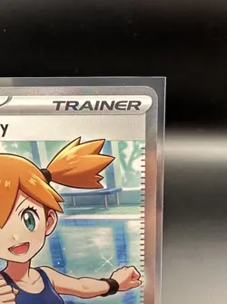 Pokemon TCG Misty's Vitality 111/084 Full Art Me05: Pitch Black Holo NM - Image 3