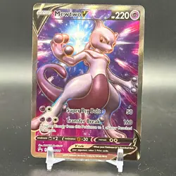 Pokemon TCG Mewtwo V SWSH229 Sword & Shield Promo Holo 220 HP English - Image 1