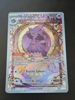Mismagius 212/193 Holo Illustration Rare Paldea Evolved Pokemon NM - Image 1