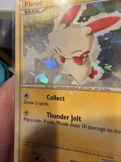Plusle (Unleashed 36) - HGSS16 - Promotional PL/MP, English Pokemon HGSS Black S - Image 3