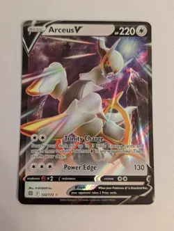 Arceus V 122/172 Holo V Rare Brilliant Stars NM - Image 1