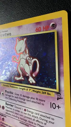 Mewtwo - 10/130 - Base Set 2 Cosmos Holo WOTC 2000 Pokemon NM/LP - Image 2