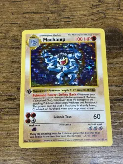 Machamp (8/102) [First Edition Holo] (MP) - Pokemon - Base Set (ENG) - Image 1