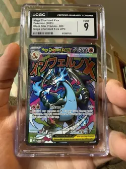 Mega Charizard X ex Pokemon Black Star Promos - 023 Mega Charizard X ex CGC 9 - Image 1