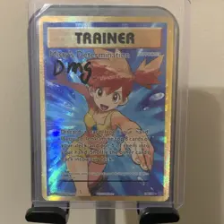 Misty's Determination 108/132 Gym Heroes Rare Holo Signed WOTC 2000 EN - Image 1