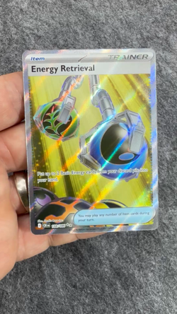 Pokemon TCG Energy Retrieval 108/086 Me04: Chaos Rising Ultra Rare Holo NM - Image 2