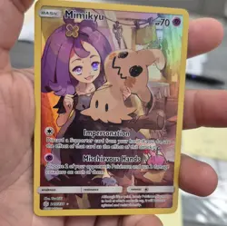 Mimikyu 245/236 Cosmic Eclipse Secret Rare Full Art Holo Eng 2019 70HP Iribi - Image 1