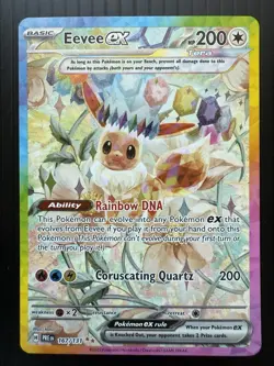 Pokemon Eevee ex 167/131 Prismatic Evolutions SIR Special Illustration Rare (NM) - Image 1