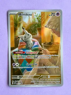 Mimikyu SVP 075 Pokemon TCG Scarlet & Violet Paldean Fates - NM - Image 1