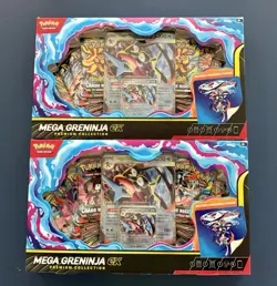 2x Pokemon Mega Greninja EX Premium Collection 8 packs promo New Sealed - Image 1