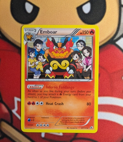 Emboar 27/113 Holo Rare Legendary Treasures Pokemon NM - Image 3