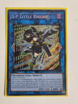 Yugioh! S:P Little Knight Secret Rare AGOV-EN046 Age of Overlord 1st Edition NM - Image 1