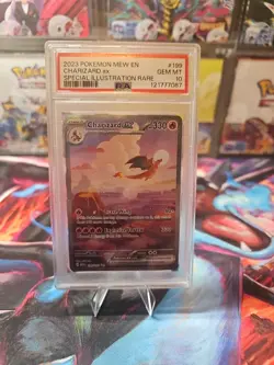 2023 Pokemon EN-Mew 151 Charizard EX 199/165 SIR GEM MINT PSA 10 - Image 1