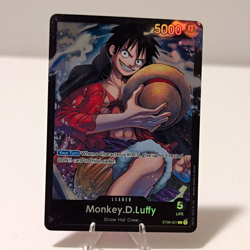 One Piece CCG Monkey D. Luffy ST08-001 Leader Foil English - Image 1