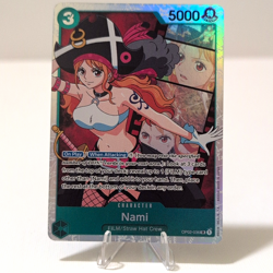 Bandai One Piece CCG Nami OP02-036 Character Foil Special Alt Art EN - Image 1