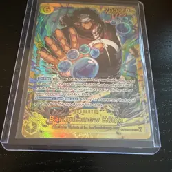 Bandai One Piece Card Game Bartholomew Kuma OP12-119 SEC Alt Art Foil EN - Image 3