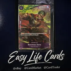 P-045 Roronoa Zoro Pre-Release Winner Sealed One Piece TCG English Card - Image 1