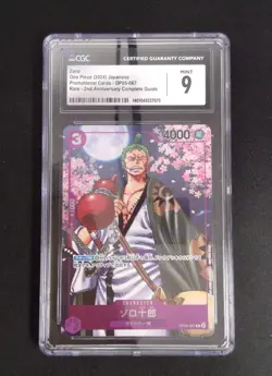 Zoro-Juuro OP05-067 2nd Anniversary Promo One Piece TCG Japanese CGC 9 Mint - Image 1