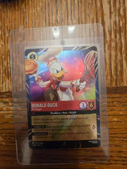 Donald Duck - Pie Slinger 2 Disney Epcot Lorcana Promo Cards Holo - Image 1