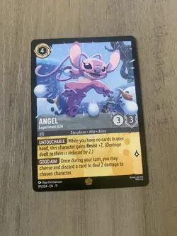 Disney Lorcana TCG Angel Experiment 624 Winter Spell #191/204 Legendary Non-Foil - Image 1