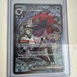 N's Zoroark ex 286/217 Special Illustration Rare Ascended Heroes Pokemon Holo NM - Image 1