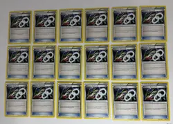 18x Pokemon XY Roaring Skies Rayquaza Spirit Link Non Holo Card, LOT (G08) - Image 1