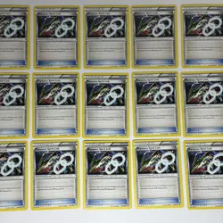 18x Pokemon XY Roaring Skies Rayquaza Spirit Link Non Holo Card, LOT (G08) - Image 3