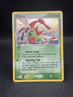 Yanma 50/115 Reverse Holo Pokemon Card 2005 EX Unseen Forces - Image 2
