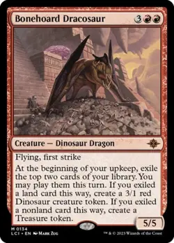 Bonehoard Dracosaur -Foil Near Mint MTG The Lost Caverns of Ixalan - Image 1