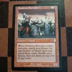 Mtg Dwarven Recruiter LP Odyssey #186/350 Magic Card - Image 1