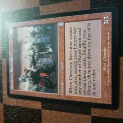 Mtg Dwarven Recruiter LP Odyssey #186/350 Magic Card - Image 2
