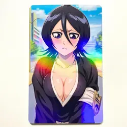 Bleach Rukia Kuchiki Sexy Doujin Waifu Girl Anime Art Goddess Card - Image 1