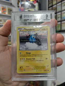 Pokemon Card 2011 PSA BGS 9 THUNDURUS Rare Holo 35/98 B & W EMERGING POWERS - Image 1