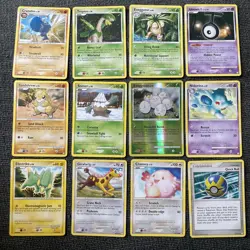 2007 Pokemon Diamond & Pearl Mysterious Treasures 12 Card Lot LP - Image 1