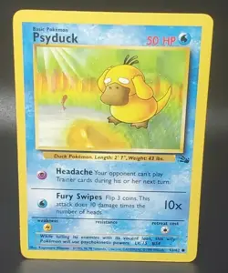 Psyduck 53/62 - Fossil - Common Pokemon Card - Light Play (LP) - Image 1