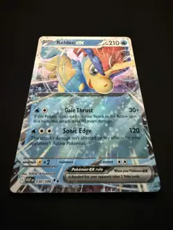 Keldeo ex 030/086 SV White Flare Double Rare Holo Pokemon TCG Card NM - Image 3