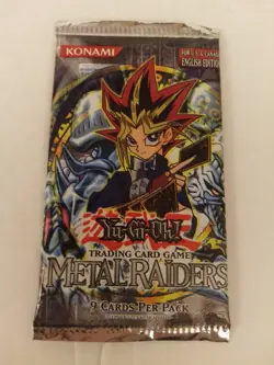 Yu-Gi-Oh! Metal Raiders Unlimited Edition 9 Cards Booster Pack Factory Sealed 53334271011 - Image 1