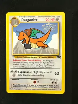 Pokemon TCG Dragonite #5 Black Star Promo WB the First Movie Stamped Card - Image 1