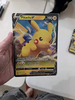 PIKACHU V SWSH061 Promo Shining Fates Pokemon Card NM JUMBO Oversized - Image 1