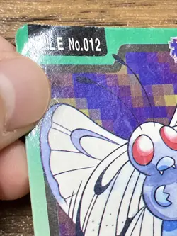 Pokemon Carddass Card Butterfree File No.12 Bandai Pocket Monsters 1997 Japan - Image 3